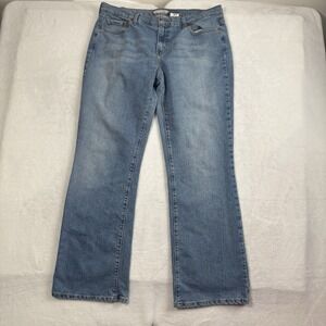 Levi's 515 Boot Cut Blue Denim Jeans Women's Size 14 M 36" W x‎ 32" Inseam